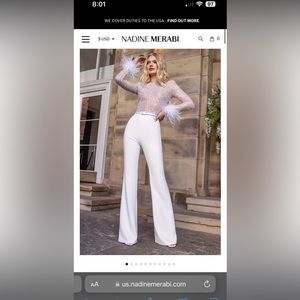 Nadine Merabi jumpsuit- size small